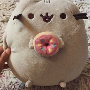 ❌SOLDFull sized Doughnut pusheen the cat plush
